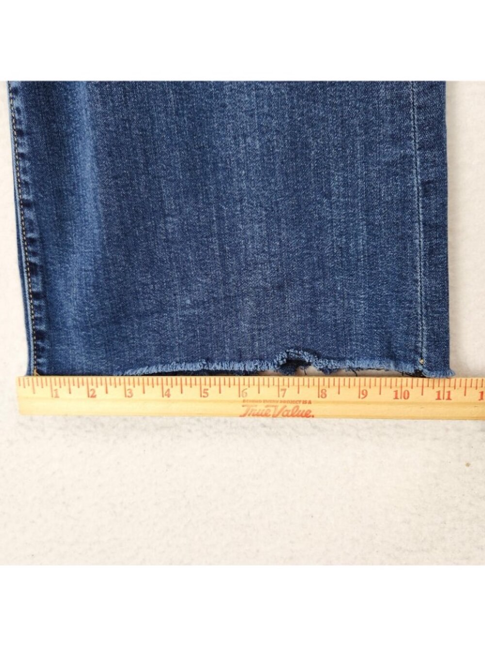 KUT From The Kloth Jeans Womens 6 Short Blue Meg Mid Rise Fab Ab Wide Leg Denim - Picture 7 of 13